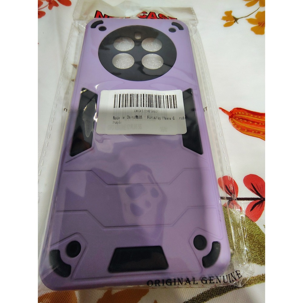 Kukoutey Purple Rugged Case for Oppo Realme 12 Plus 5G 2-in-1 Armor Cover
